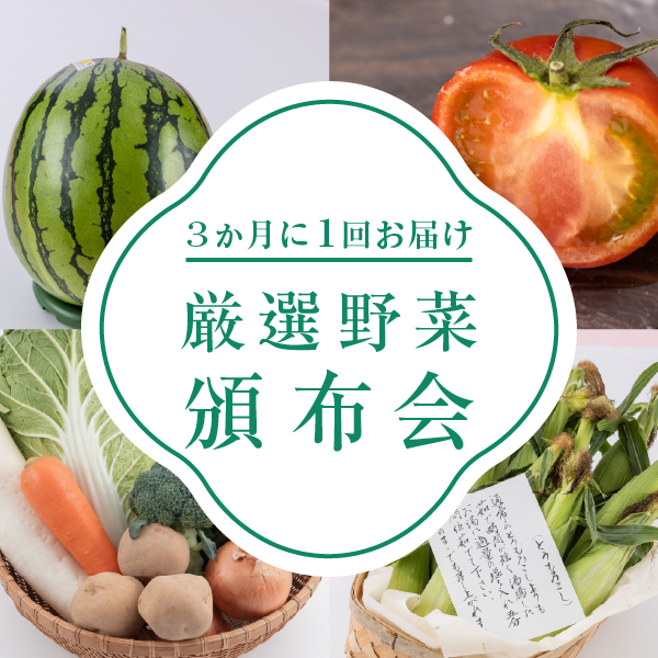 特選　季節の頒布会　野菜コース